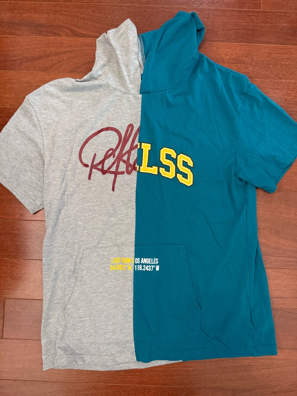 Y&R hooded skater style shirt